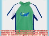 Sun Busters Boys Kids Short Sleeve UV Swim Shirt - UPF50  High UV Protection 4-5 years - Mist/Water