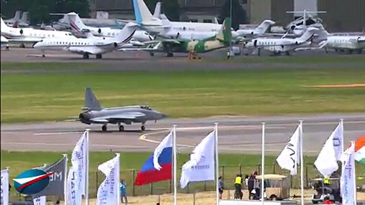 Pakistan Air Force039s JF-17 Thunder at Paris A...