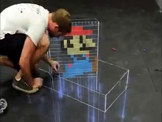 Как делаются 3D рисунки на асфальте.3gp