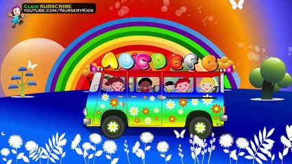 ABC Alphabet Phonics Song | Animation Cartoon | Nursery Rhymes ABCD color songs for kids, children
