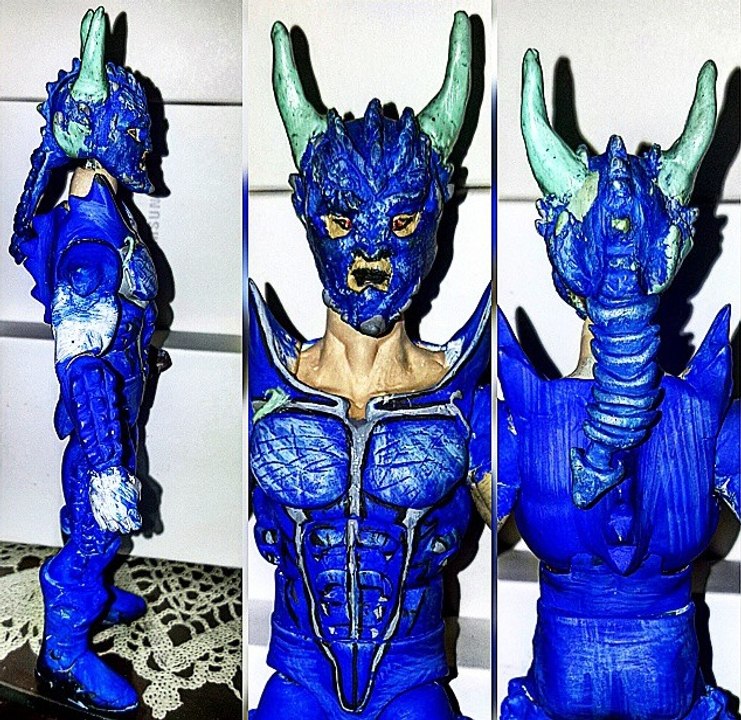Lucha Underground Drago Custom Action Figure LIVE Customizing Vídeo