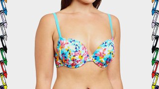 Cleo Lulu Padded Plunge Women's Bikini Floral Print 36FF