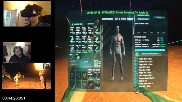 Random VR Let's Play - ARK Survival Evolved - #10 You're Hot, You're Cold, You're Menopausal