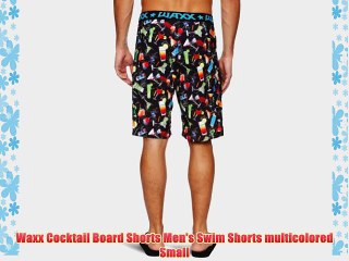 Waxx Cocktail Board Shorts Men's Swim Shorts multicolored Small