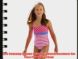 Girls Swimming Costume Swimwear Swimsuit Beachwear One Piece Pink BNWT (128cm)