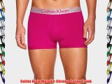 Calvin Klein Metallic Chrome Trunk (Large (36-38) Red Grape)