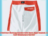O'Neill Boy's World Cup Boardies Swim Shorts White (England) 12 Years (Manufacturer Size:152)