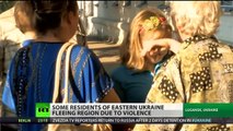 Fleeing Ukrainians seek shelter in Russia