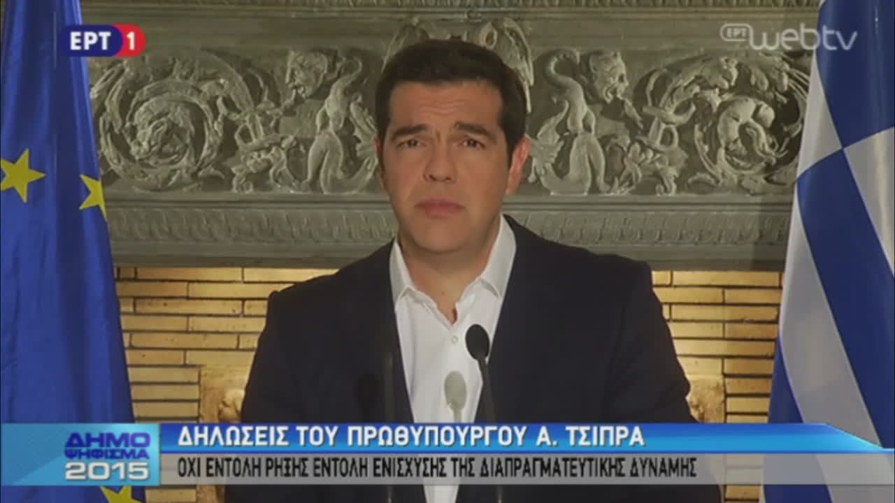 Tsipras nach Referendum: „Eine historische und mutige Entscheidung“