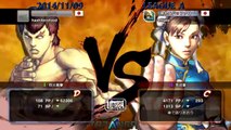 USF4 - Fuudo (Fei Long) vs Uryo (Chun-Li) - TL4A Round3 Battle6
