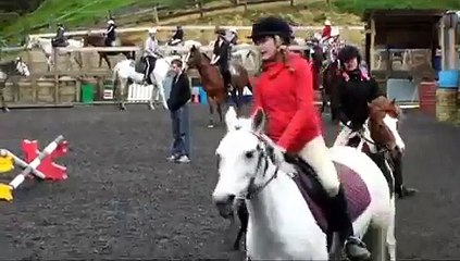 one step at a time- horse riding