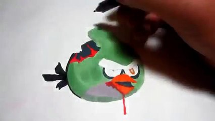 How To Draw Angry Birds Zombie