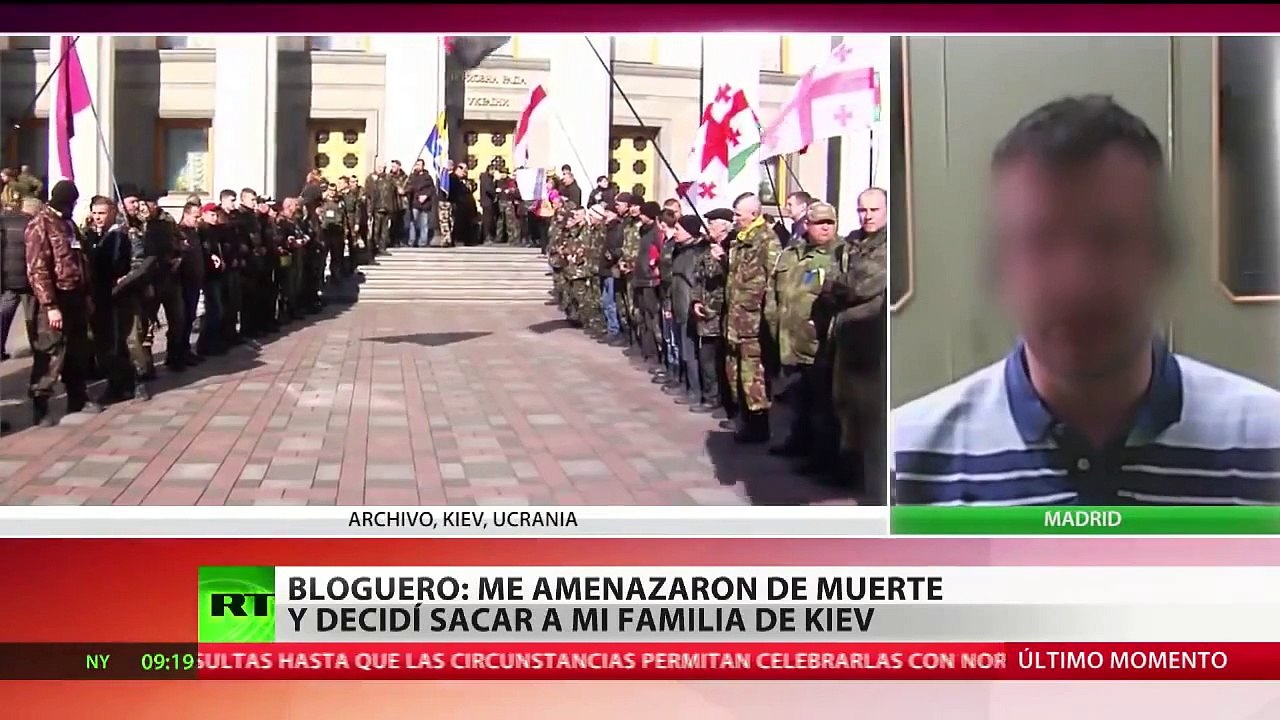 Amenazan de muerte a un español en Ucrania por opinar sobre la crisis