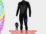 Billabong Foil 3/2 GBS Chest Zip Wetsuit Black/Black/seabluelogo H43M09
