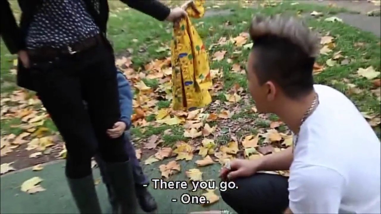 BIGBANG's Taeyang speaking English (London)