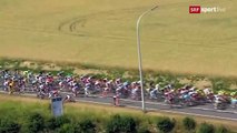 Tour de Francia: líder provocó múltiple caída de ciclistas (VIDEO)