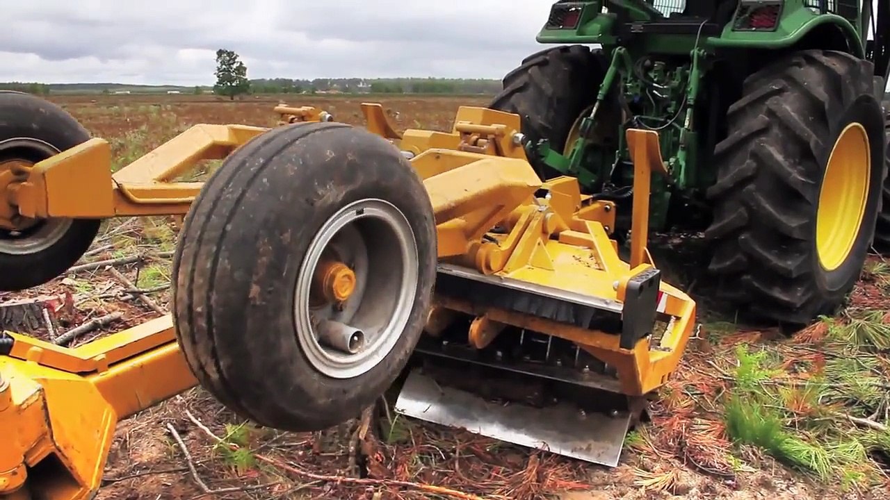 Tandem à double décalage (rouleaux landais) - Charrue forestière multifonctionnelle