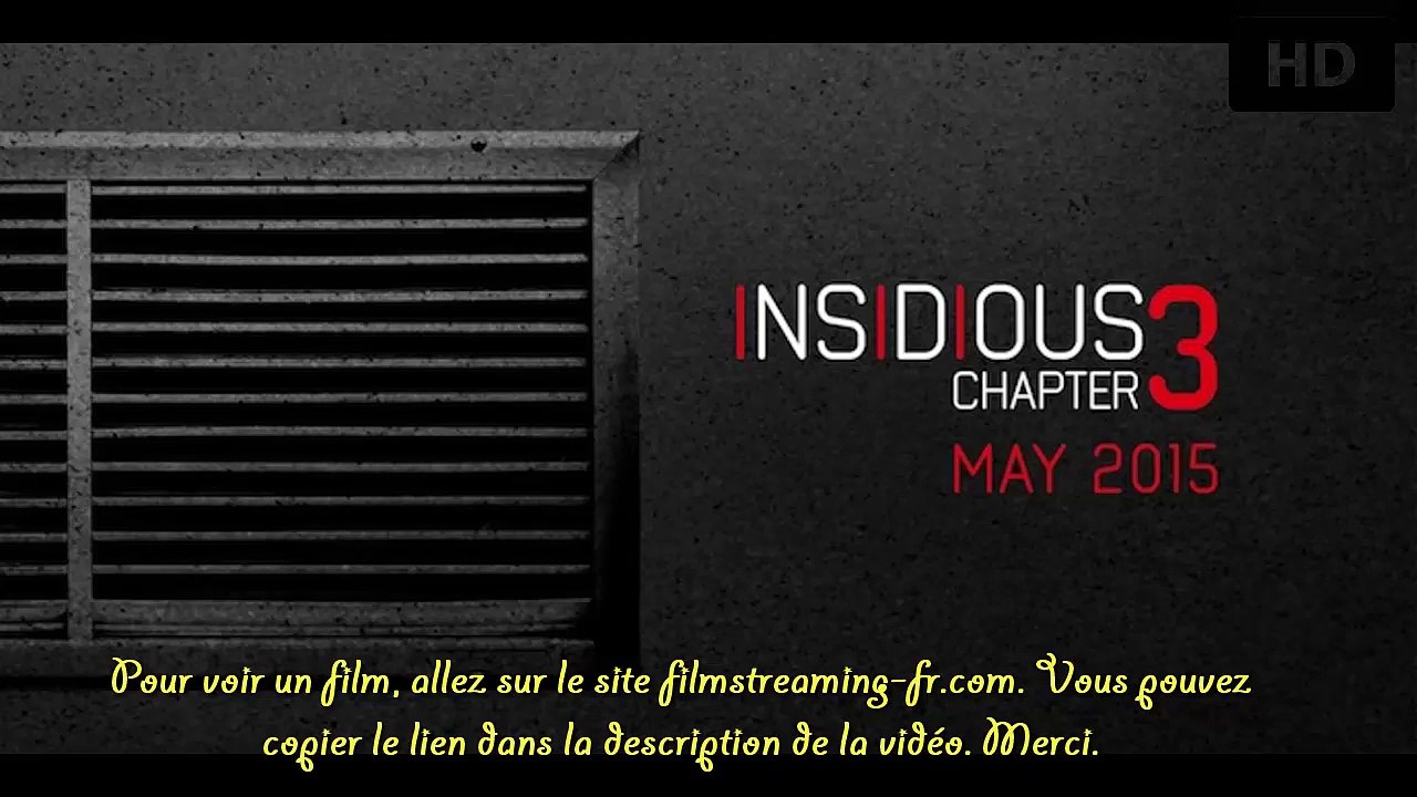 Insidious Chapitre 3 film streaming regarder gratuit en HD VF