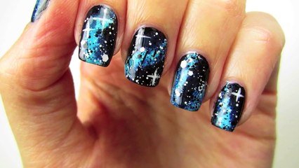 Simple Galaxy Nails ✨