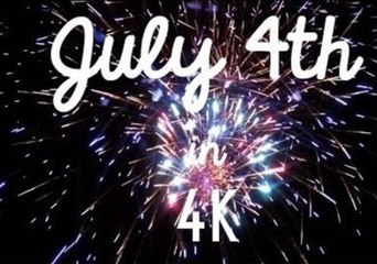 Drone Films Captivating Fireworks Show