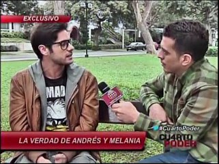 Melania Urbina aclara: “Andrés Wiese no me fue infiel”