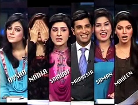 Off The Record Newsroom Fun, Pakistani news anchors bloopers