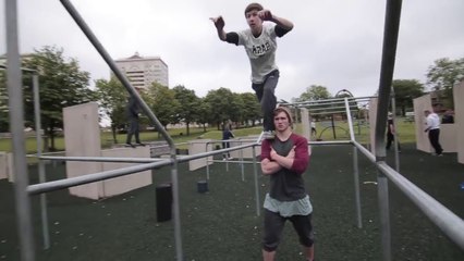 Démo de PARKOUR par un jeune de 14 ans - DINGUE