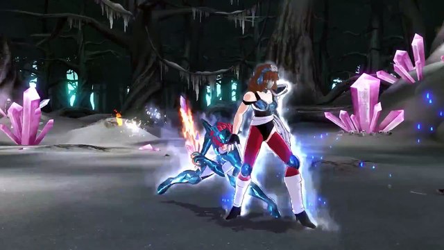 Saint Seiya: Soldiers Soul - Alberich vs. Eagle Marin Gameplay - PS4, PS3, PC