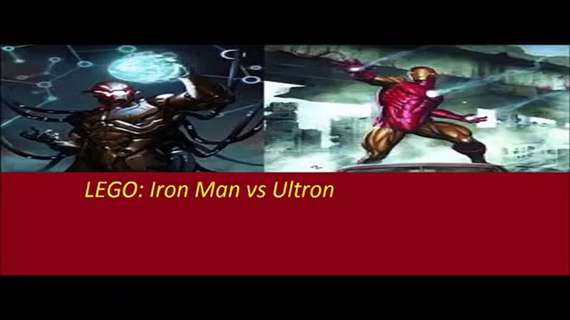 lego iron man stop motion