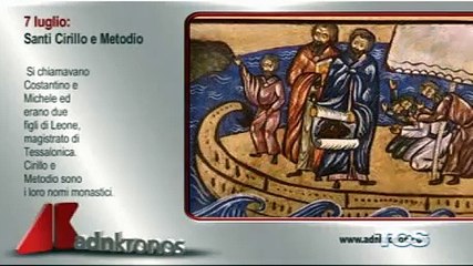 Il Santo del 7 Luglio 2015 - santi Cirillo e Metodio
