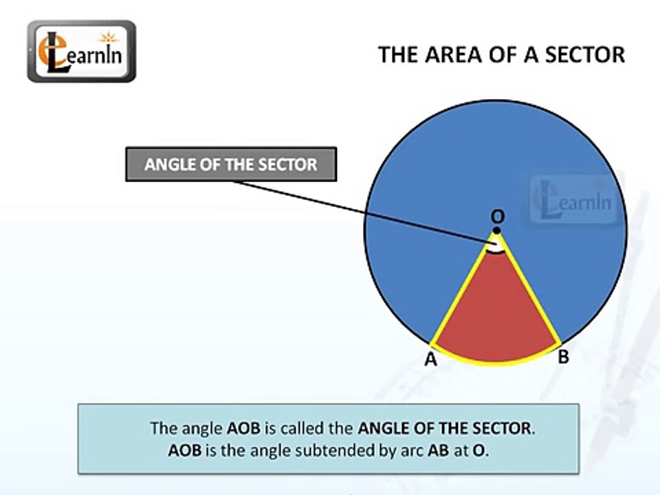 Area of a sector of a circle - Mathematics