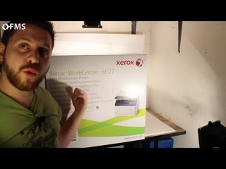 Xerox WorkCentre 6027: Unboxing
