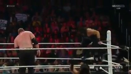 Seth Rollins & Kane vs. Dean Ambrose & Roman Reigns (No Disqualification Match) 29-06-2015 WWE_RAW