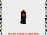 Japanese Anime cosplay costumes NARUTO Akatsuki Members Costume Cloak M