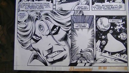 Warlock #13 original comics art (1976)
