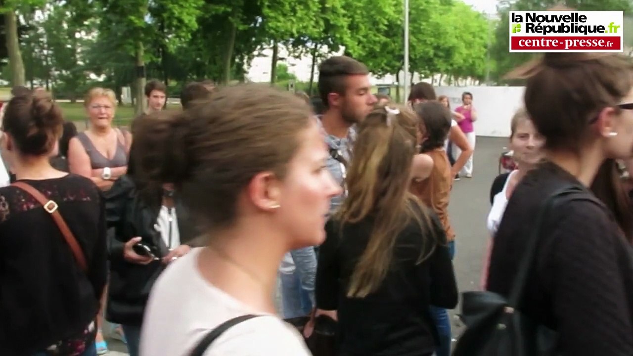 VIDEO. Bac 2015 : on prend la température au lycée Aliénor d'Aquitaine de Poitiers