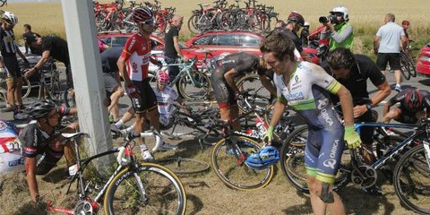 Tour de France 2015 - Stage 3 - Crash POV