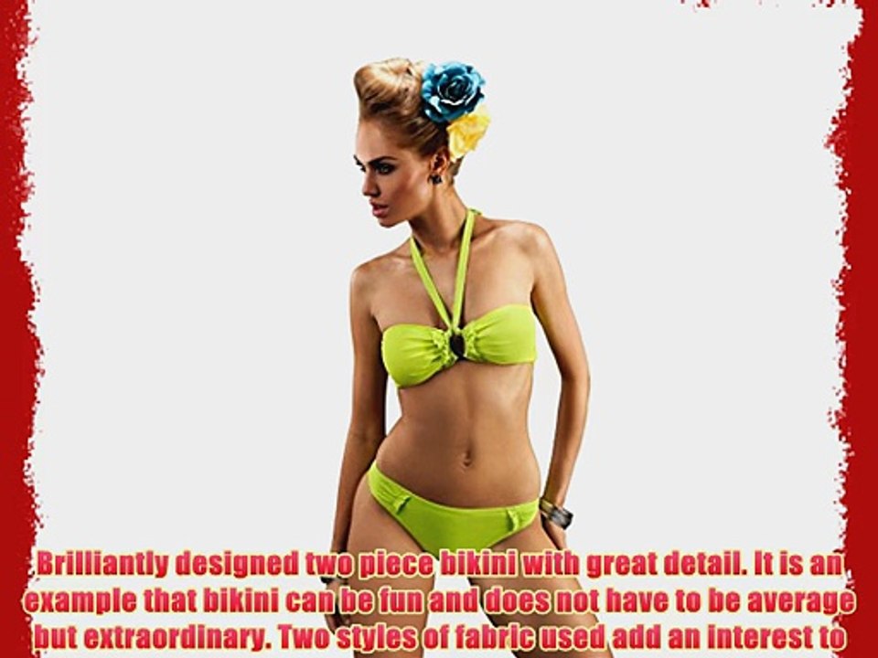 Ladies Women swimming costume two piece bikini swimsuit swimwear (12 Lemon)  - video Dailymotion