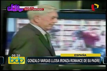 Gonzalo Vargas Llosa ironiza romance de su padre: sostiene que relación nació de infidelidad