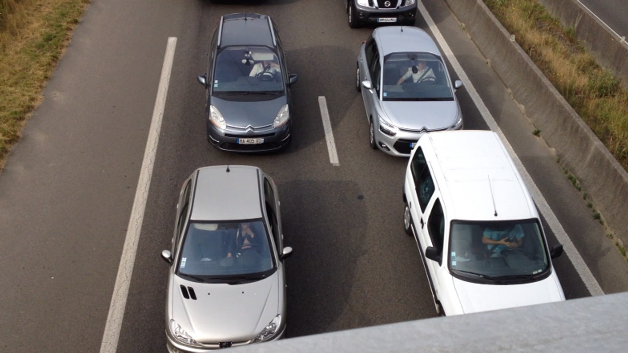 Le périphérique Sud saturé