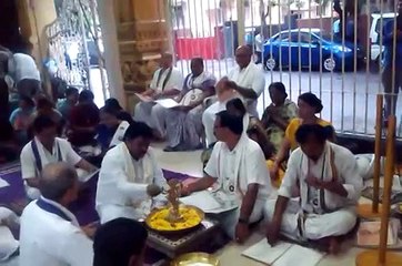 Aniruddha Bapu - Shree Rudrabhishek seva at Shree Aniruddha Gurukeshetram - 07 July 2014