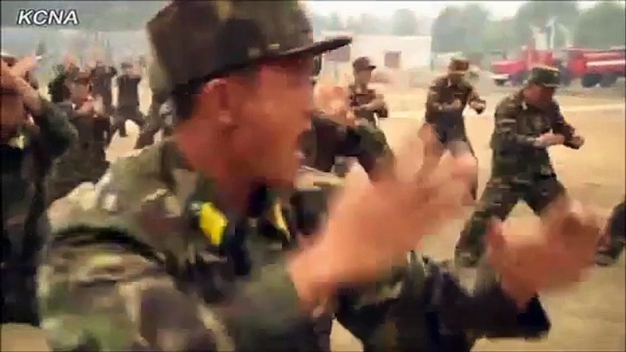 North Korean Soldiers Martial Arts training [August 2012][HQ]