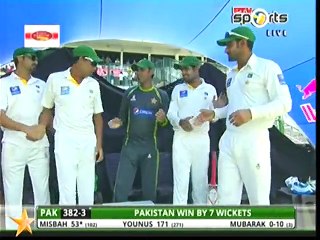Winning Moments Vs SRI LANKA – Misbah hits SIX to seal historic victory