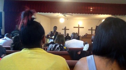 Minister Bill Barron in Lillie Star in Brent, AL