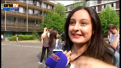 La joie de bacheliers à l'annonce des résultats