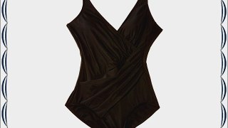 Miraclesuit Women's Oceanus Swimsuit Black Size 14