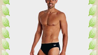 SPEEDO Men's Essential Logo 6.5cm Swimming Trunks/Briefs in Black (34 BLACK)