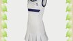 Girls White and Blue Pleated Tennis Dress Junior Netball Dress / Sportswear (6-7 Years)