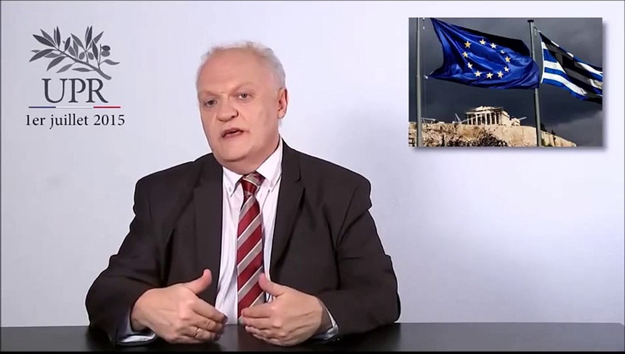 Asselineau explique pourquoi le référendum Grec est une arnaque.