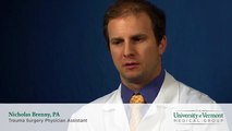 The UVM Medical Center: Nicholas Brenny PA, Trauma Surgery Physician Assistant, Burlington, VT